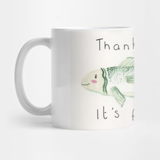 Thank cod its fry day Mug